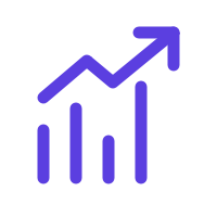 outline chart arrow